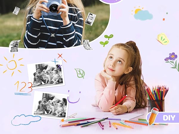 kids camera instant print girls boys toyscolor photos ages 3 5 7 4 6 8 13 7 12 9 10 11 14 year old 
