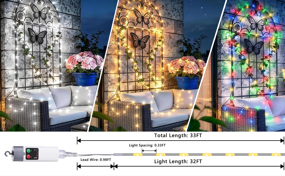 fairy string lights outdoor