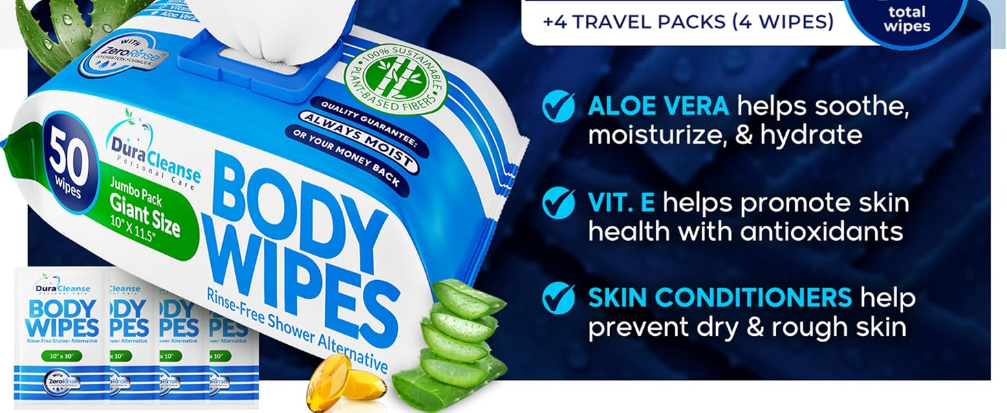 Duracleanse Body Wipes