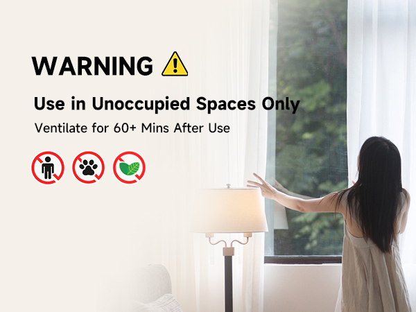 Safety Tips &amp;amp; Usage Guidance: Use only in unoccupied areas