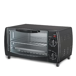 Toaster Oven, Pizza Oven with Toast, Bake, Broil, &amp;amp; Keep Warm