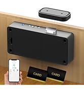 Anweller Smart Cabinet Lock, Hidden No Drill Adhesive Baby Proofing Child Proof Drawer Locks, Key...