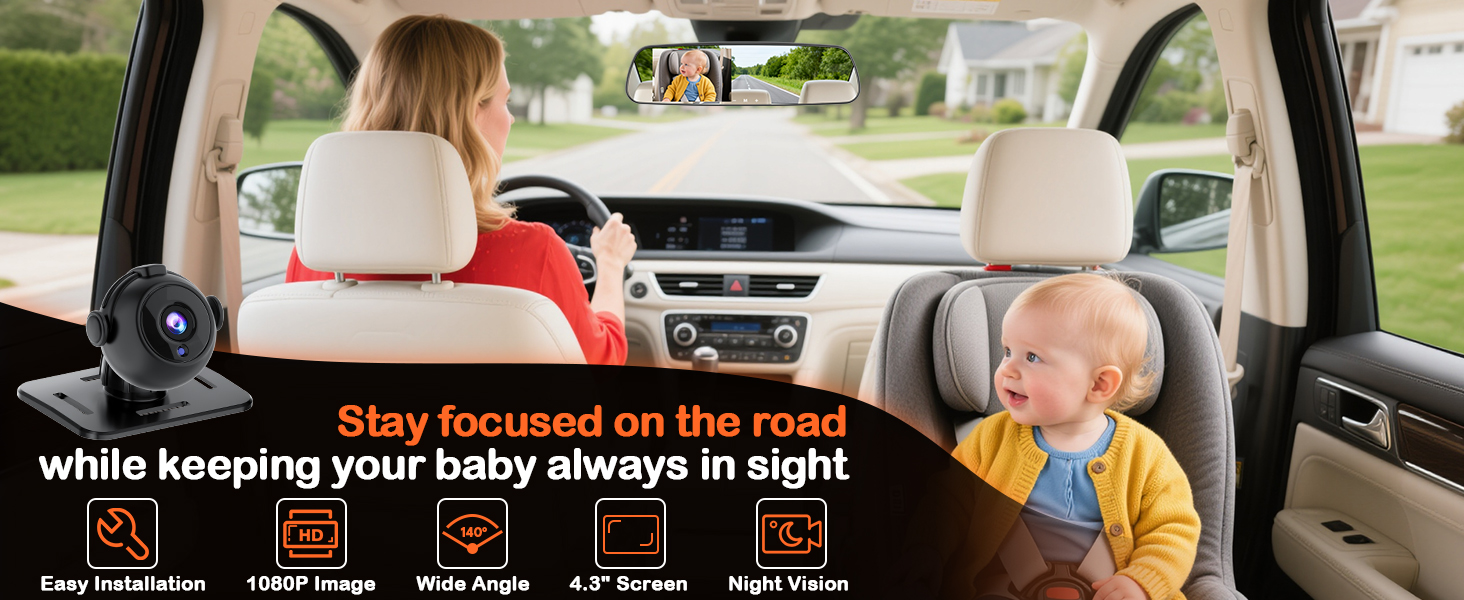 car baby monitor with camera