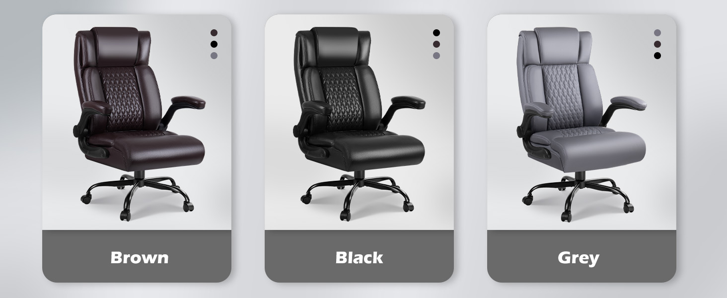 black brown gray office chair
