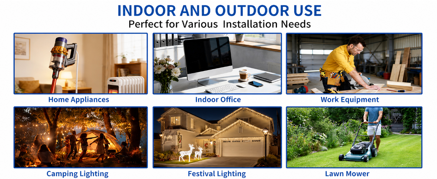 INDOOR AND OUTDOOR USE