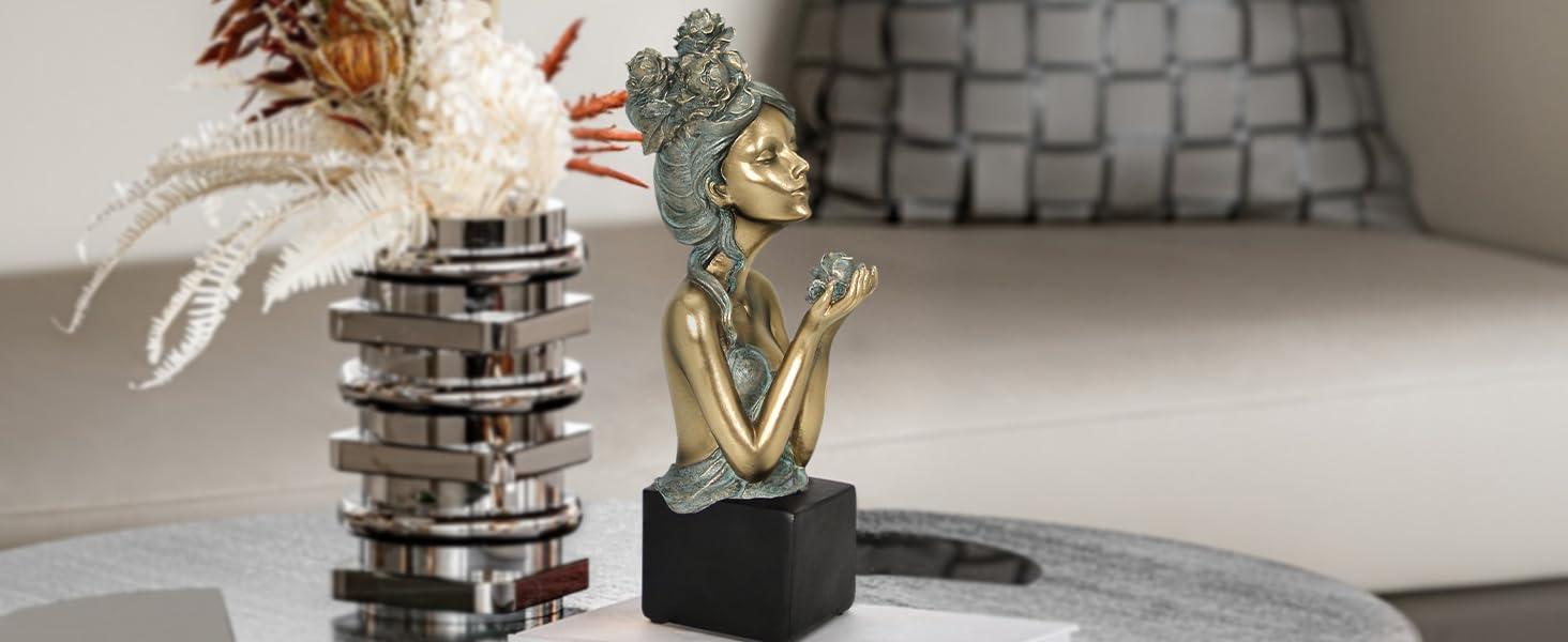 bust statue decor for living room