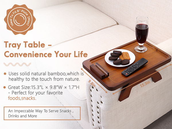 couch armrest table