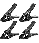 Heavy Duty Metal Spring Clamps: 4-Piece for Woodworking Spring Clamps 6-inch Tarp Clamps Heavy Du...