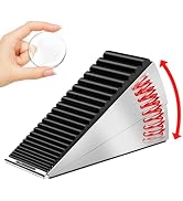 ZDZQJIA Heavy Duty Door Stoppers for Bottom of Door - Adjustable Spring Large Door Stop Wedge, An...