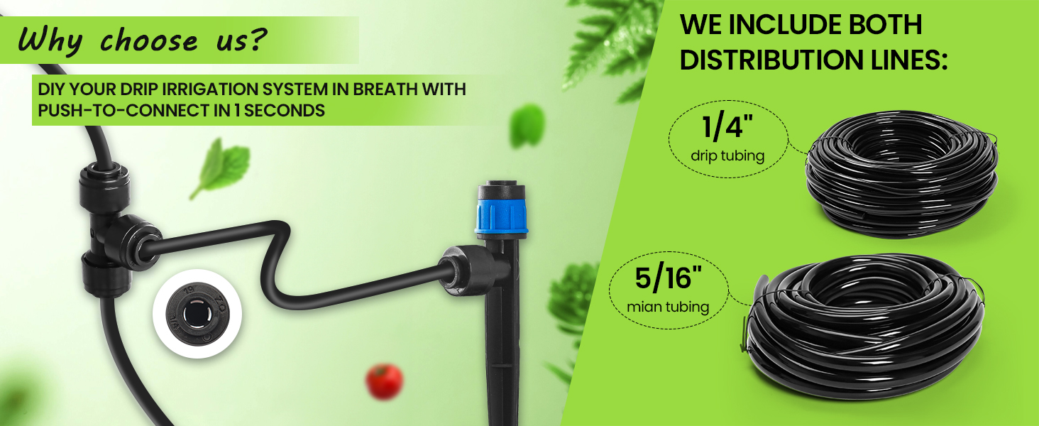 quick connect drip irrigation system