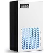 Fancybark Dehumidifier,99oz Water Tank with Drain Hose, Dehumidifier for Home 1000 Sq.Ft, Auto sh...