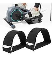 FOWSRHRG 2Pcs/4Pcs Adjustable Pedal Straps for Ellipse Leg Exerciser, Elastic Straps for Elliptic...