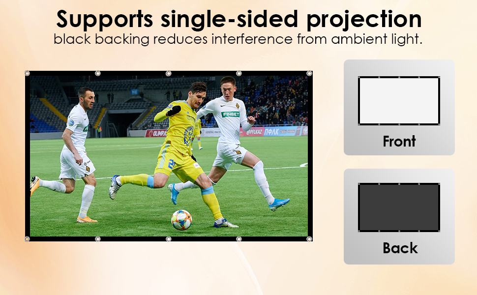 pantalla para proyector outdoor indoor 100 inch Projector Screen movie screen