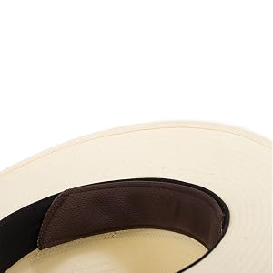 sweatband straw panama sweat stain guard insert size reducer hat