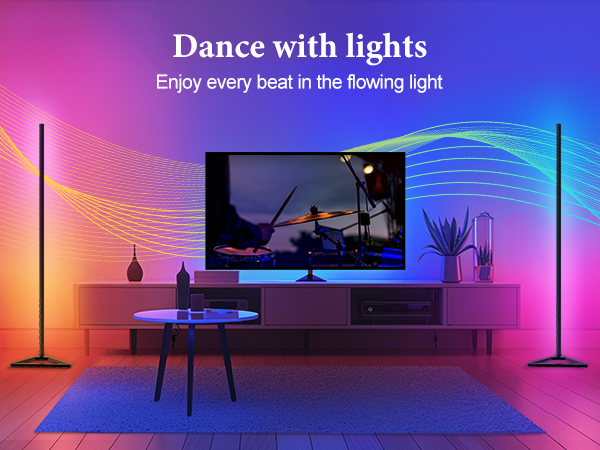 Dance with lights,Enjoy every beat in the flowing light