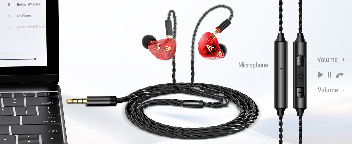 Audiovance VIbes 202 Black_HiFi Wired Earbuds