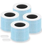 Core Mini Smoke Remover Replacement Filter for LEVOIT Core Mini-P Air Purifier, 3-in-1 High-Effic...