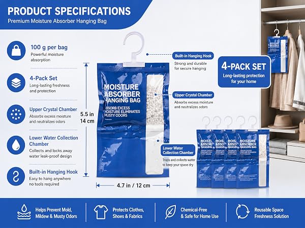 Moisture Absorbers Packets