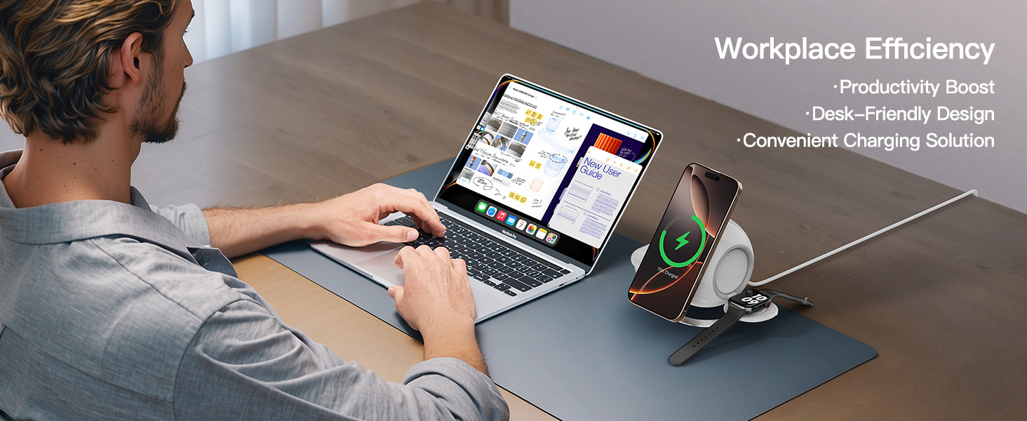 Wireless 3-in-1 charger