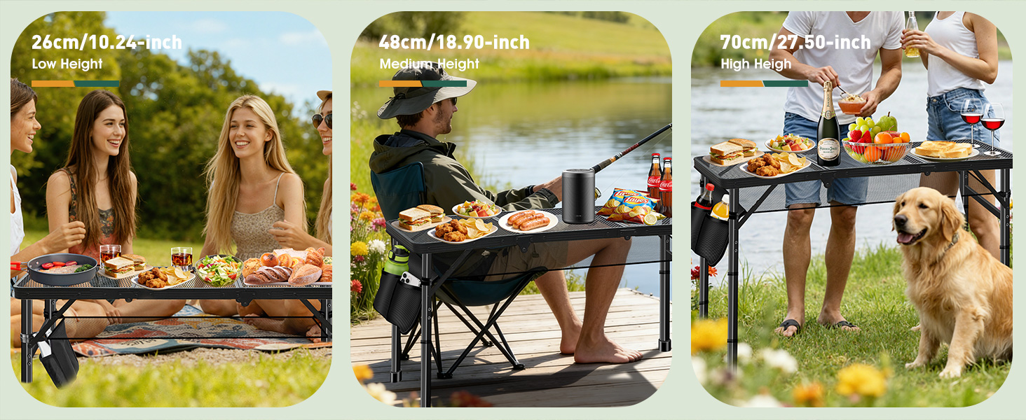 folding camping table