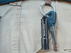 i3E EOS PMMA TIR Lens AAA EDC Flashlight 90 Lumens Compact Keychain Flash Light