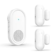 Door Chime for Business When Entering SanJie Wireless Door Alarms When Opened Door Sensor Chime f...