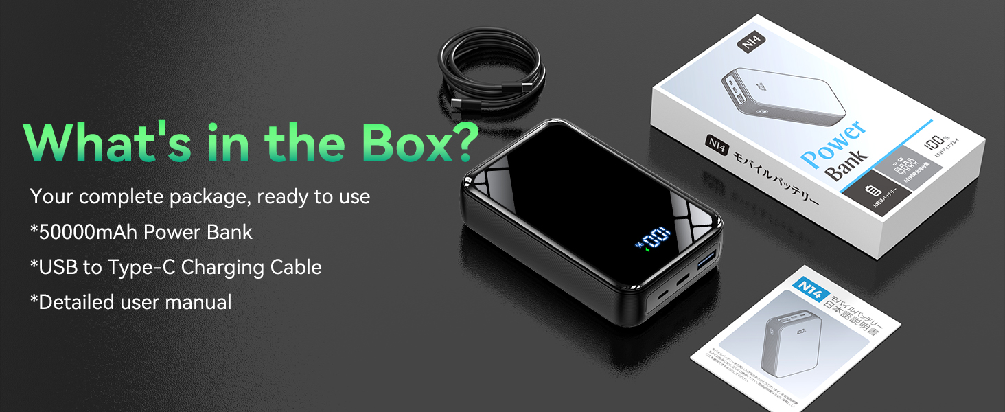 power bank 50000mah