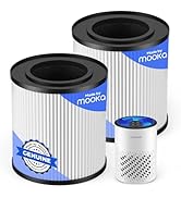 MOOKA Genuine KJ067L Air Filter Replacement, KJ067L Air Purifier Filters, 3-in-1 High-Efficiency ...