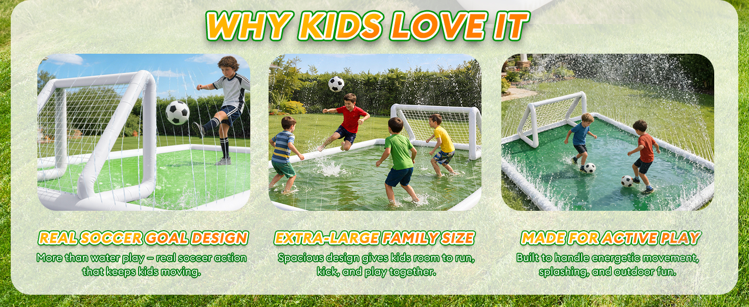 Soccer Splash Pad