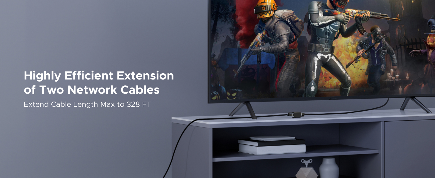 rj45 coupler ethernet extender cat8 cat7 cat6 cat5 cable extender adapter 10gbps 328ft