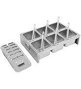 SJXHRFXY 6x2L Stainless Steel Pizza Topping Station, Countertop Condiment Organizer with Lids &amp; S...