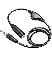 PChero 3.5mm Headphone Extension Cable with Volume Control, 3.3FT Male to Female Stereo Audio Jac...