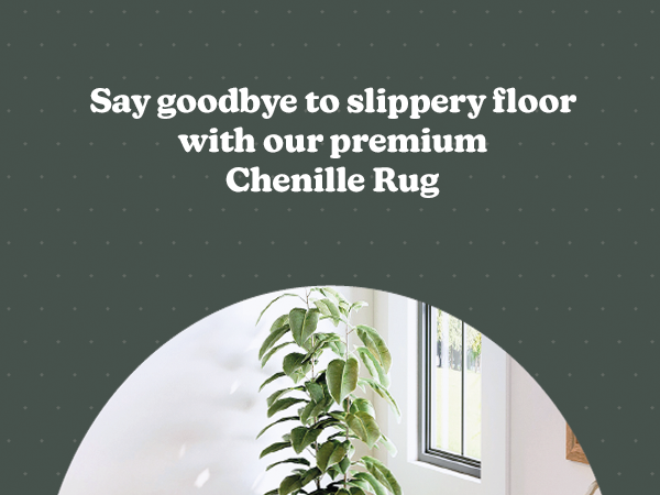 HH Chenille Bathroom Rug