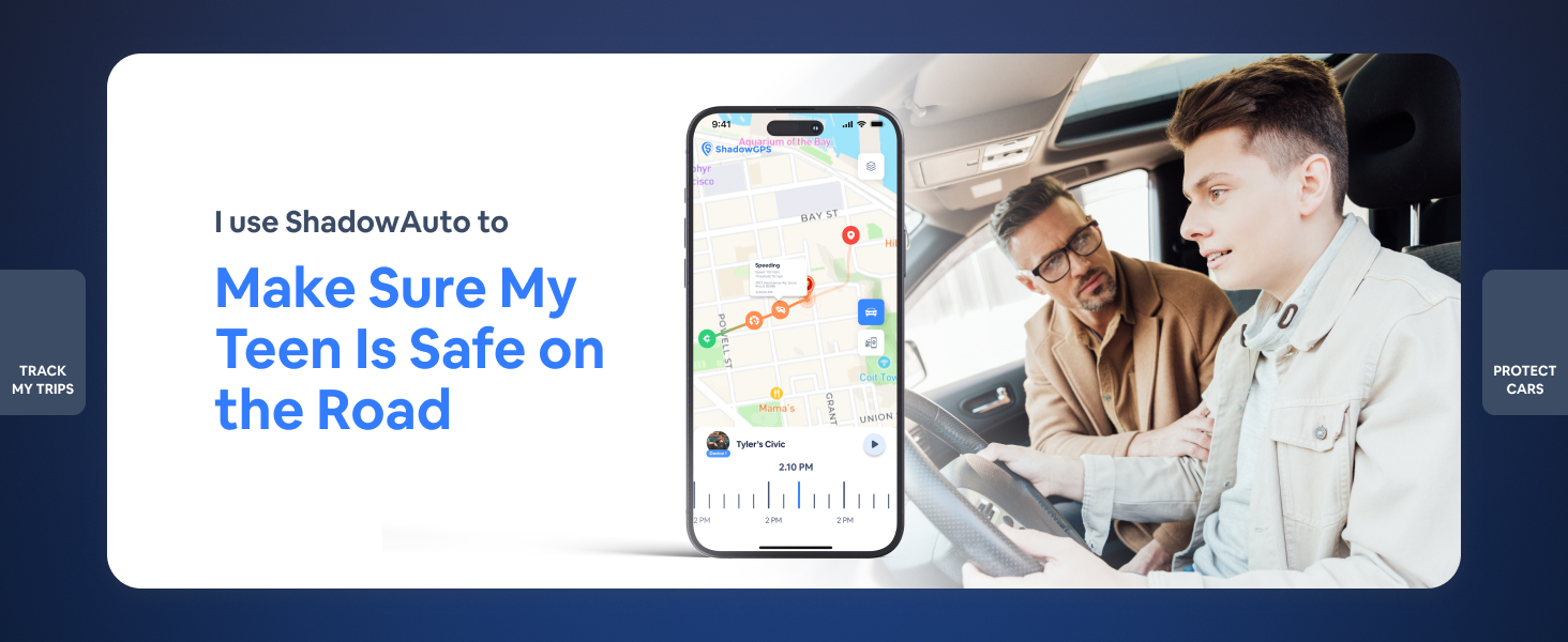 OBD2 GPS Tracker for Vehicles - Car Tracker Device Hidden with Vehicle Location
