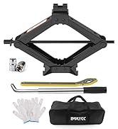 IMAYCC Car Jack Kit, Scissor Jack for Car 2 Ton (4409 lbs) Tire Jack Repair Kit,Spare Tire Changi...