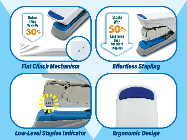 INOZTO Easy-Flat Stapler