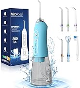 Water Dental Flosser Teeth Cleaner Pick, H2ofloss Cordless Portable Oral Irrigator,5 Mode IPX7 Wa...