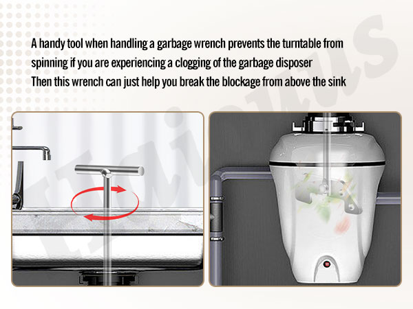 Garbage Disposer Unjamming Wrench