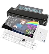 Laminator A3 Laminator Machine 70 Seconds Fast Warm-up,13 Inch Cold and Thermal Laminator with 20...