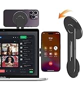 CloudValley Magnetic Laptop Phone Holder, Adjustable Continuity Camera Mount Compatible with MagS...