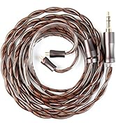 KBEAR Cadence IEMs Cable, 6N High-Purity Copper Silver-Plated HiFi Headphone Cable, Ultra-Strong ...