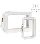 2 Packs Clear Bogg Beach Tote Bag Accessories Suitable for Bogg Organizer Bags Phone Holder for B...