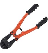 Jetech 14 Inch Bolt Cutter with Heavy Duty Heat-Treated Cr-Mo Alloy Steel Blades and Ergonomic Ru...