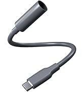 Starlink Mini DC Power Cable, Waterproof Starlink Mini USB C Male Cable to DC Female Adapter, 65W...