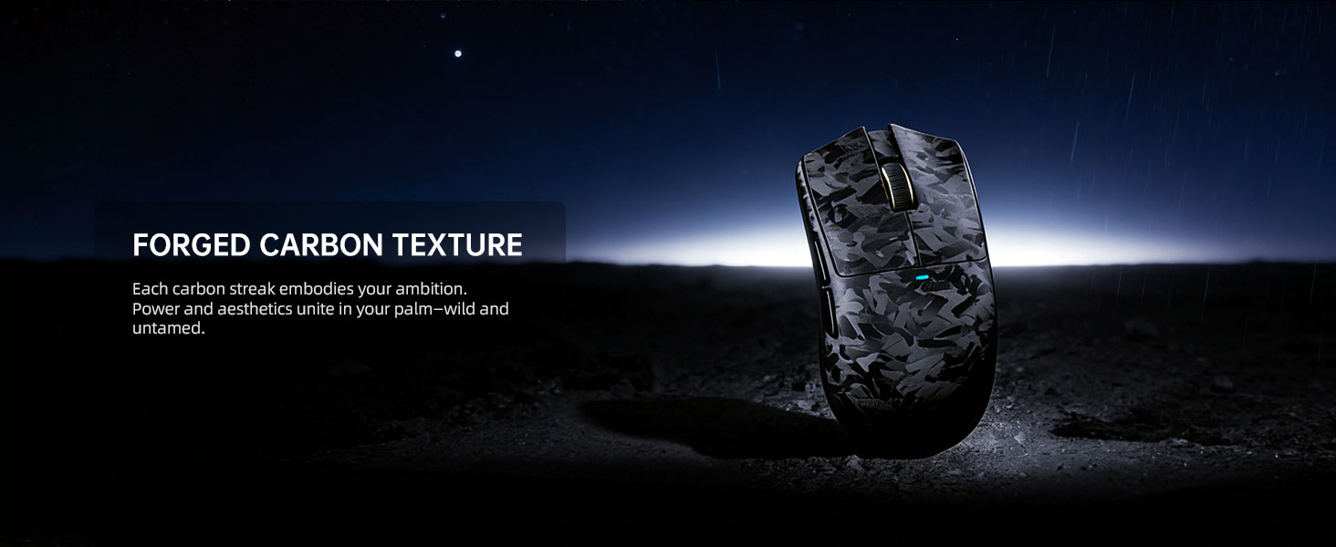 ATTACK SHARK X11Ultra 8K Carbon Fiber Wireless Gaming Mouse with 42000 DPI