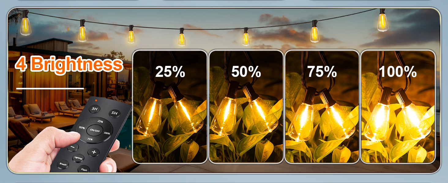 patio lights outdoor waterproof