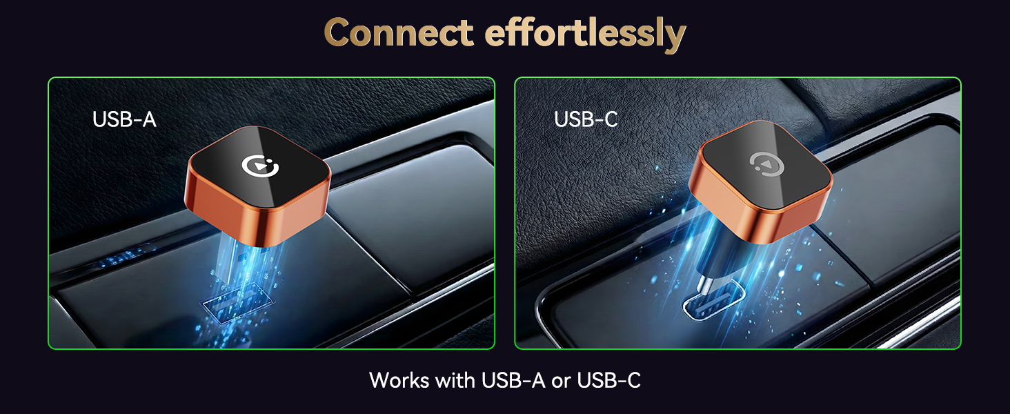 2026 Wireless CarPlay &amp;amp;amp; Android Auto Adapter