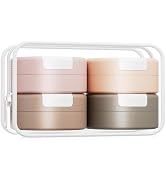 Gemice Travel Containers for Toiletries, Magnetic Travel Containers, TSA Approved Cream Jars with...