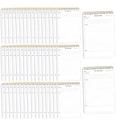 Yaridar (50-Pack) To Do List Notepad - A5 Undated Daily Planner, 2500 Sheets/5000 Pages To Do Lis...