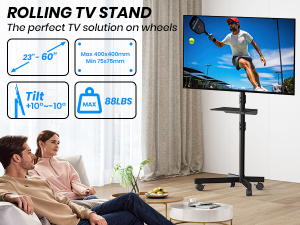 Mobile TV Cart